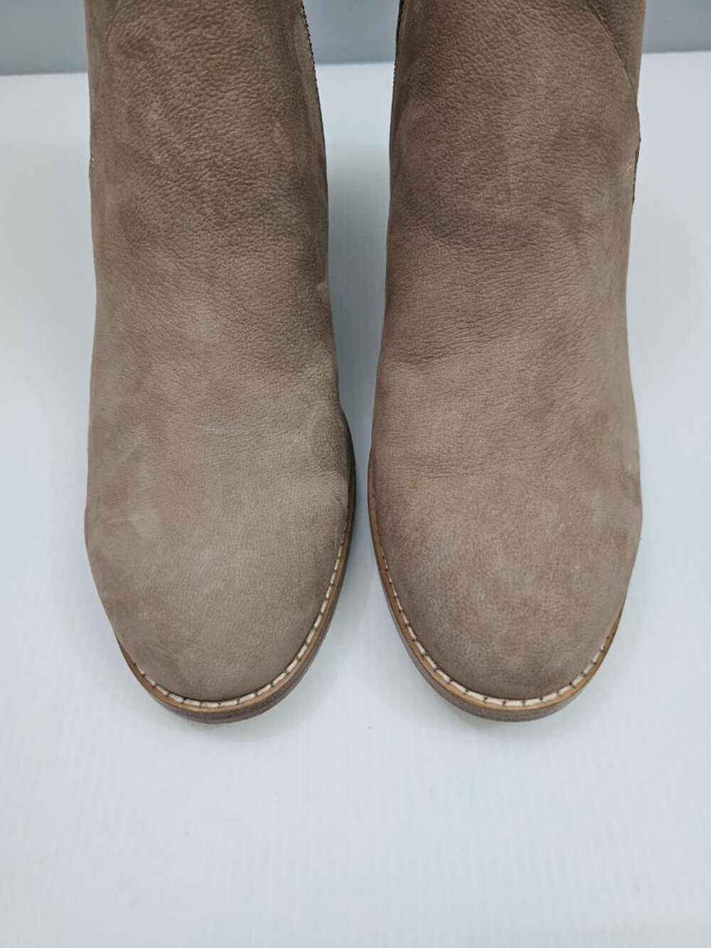 Eileen Fisher Melrose Ankle Bootie Womens 11 Earth Tan Nubuck Block Heel Boot - Picture 6 of 14